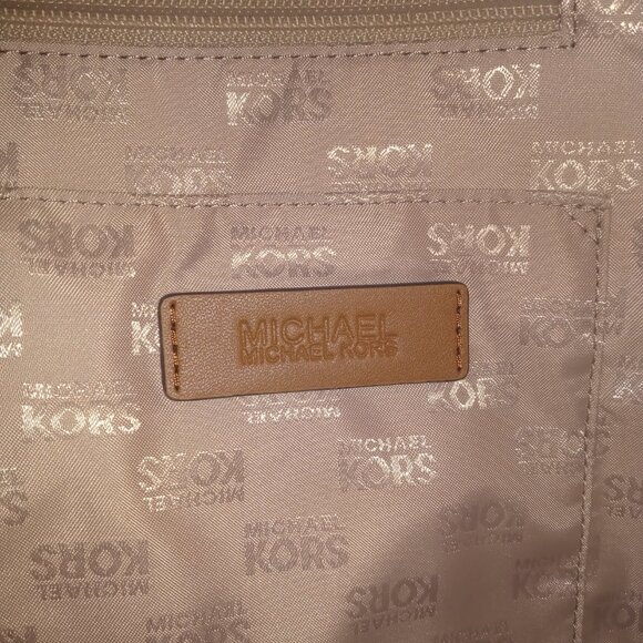 Michael Kors Kempton Large Sunflower Yellow/Brown Tote Style #38S7XKPT7C - Picture 6 of 7